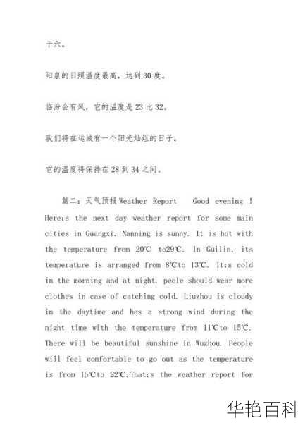出门前看看天气英语作文,出门之前英语