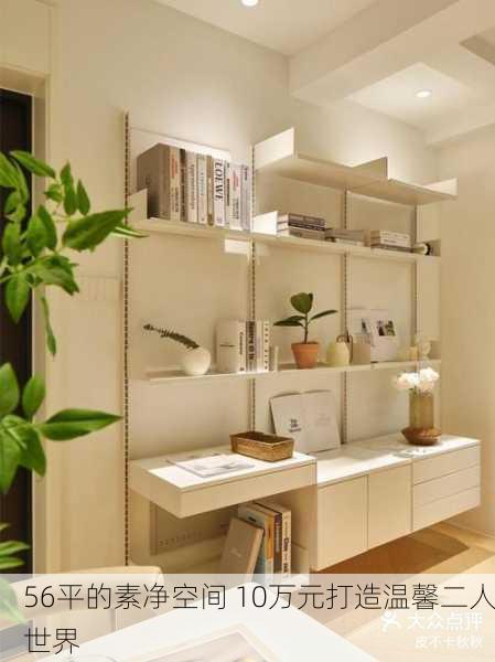 56平的素净空间 10万元打造温馨二人世界