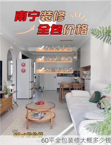 60平全包装修大概多少钱
