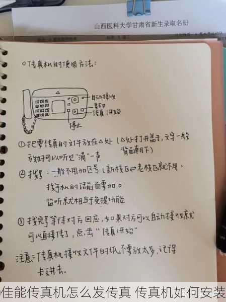 佳能传真机怎么发传真 传真机如何安装