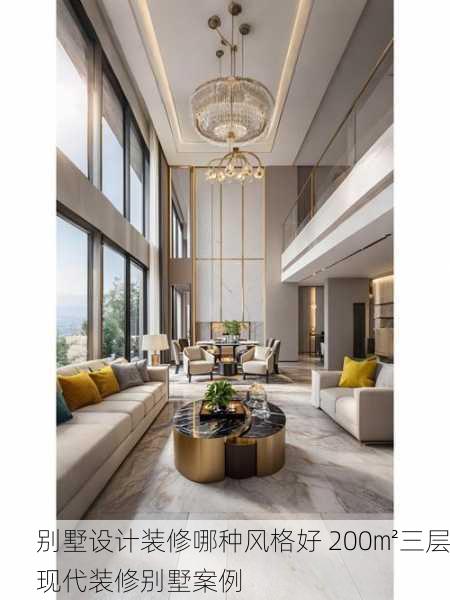 别墅设计装修哪种风格好 200㎡三层现代装修别墅案例