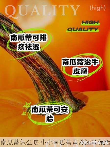 南瓜蒂怎么吃 小小南瓜蒂竟然还能保胎