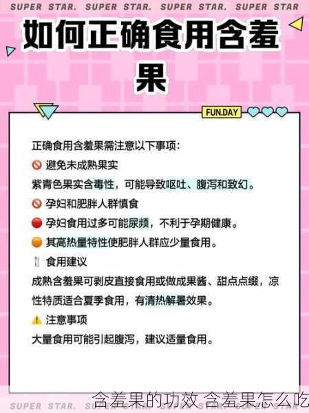 含羞果的功效 含羞果怎么吃