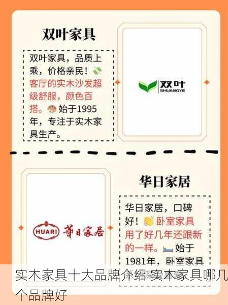 实木家具十大品牌介绍 实木家具哪几个品牌好