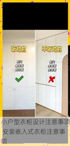 小户型衣柜设计注意事项 安装嵌入式衣柜注意事项