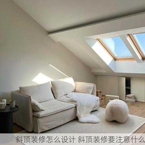 斜顶装修怎么设计 斜顶装修要注意什么