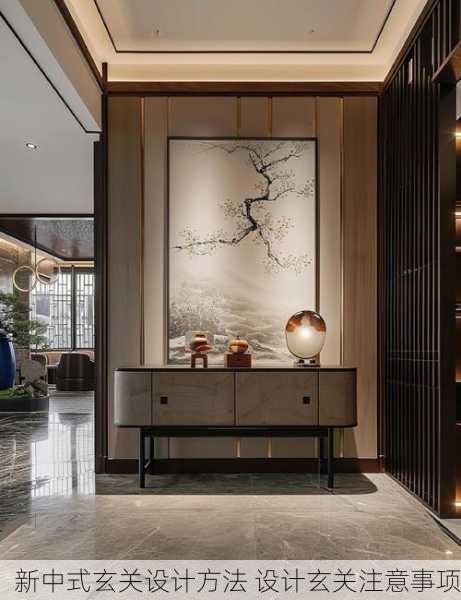 新中式玄关设计方法 设计玄关注意事项
