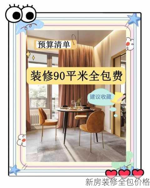 新房装修全包价格