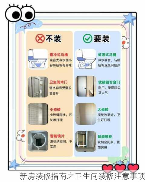 新房装修指南之卫生间装修注意事项