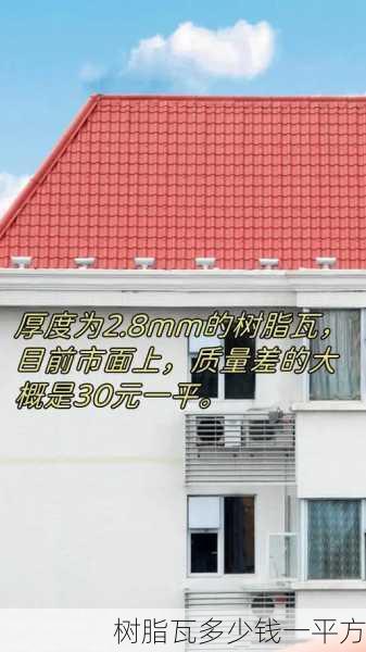树脂瓦多少钱一平方