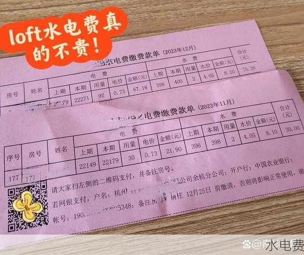 水电费