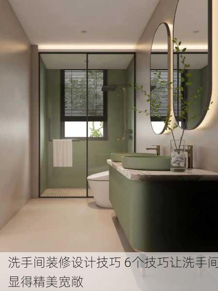 洗手间装修设计技巧 6个技巧让洗手间显得精美宽敞