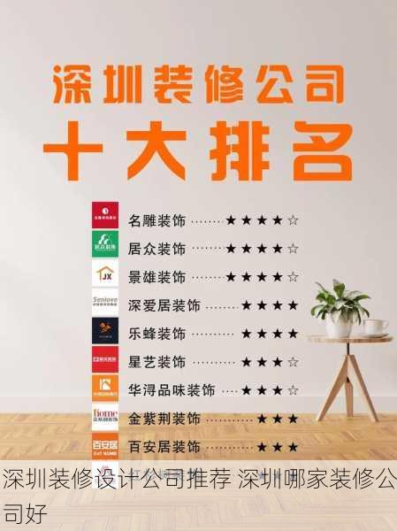 深圳装修设计公司推荐 深圳哪家装修公司好
