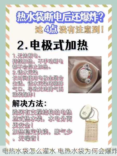 电热水袋怎么灌水 电热水袋为何会爆炸