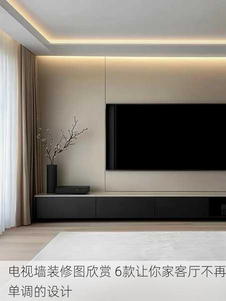 电视墙装修图欣赏 6款让你家客厅不再单调的设计