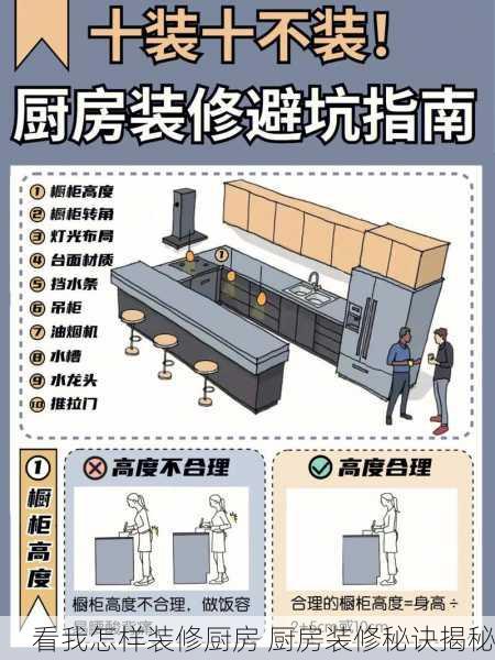 看我怎样装修厨房 厨房装修秘诀揭秘