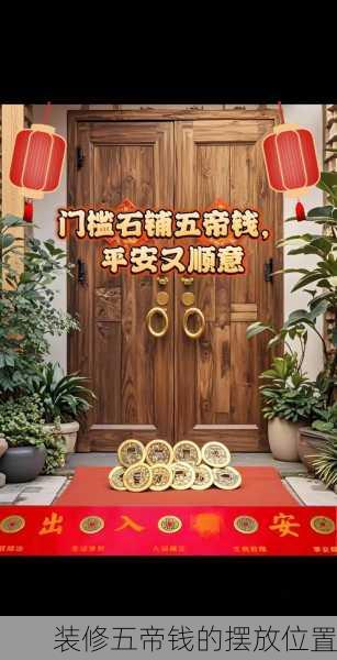 装修五帝钱的摆放位置