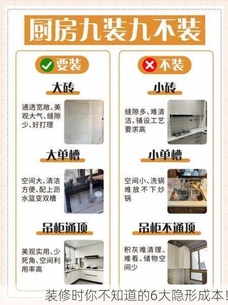 装修时你不知道的6大隐形成本！