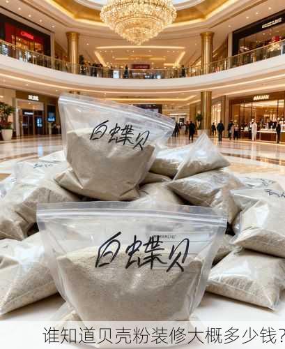 谁知道贝壳粉装修大概多少钱？