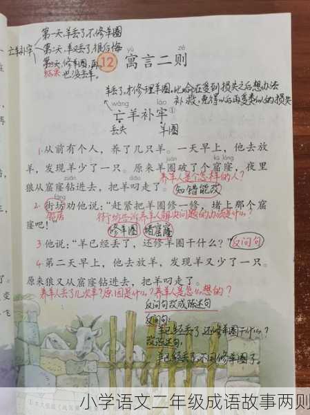 小学语文二年级成语故事两则