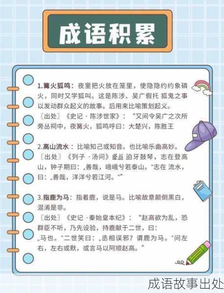 成语故事出处