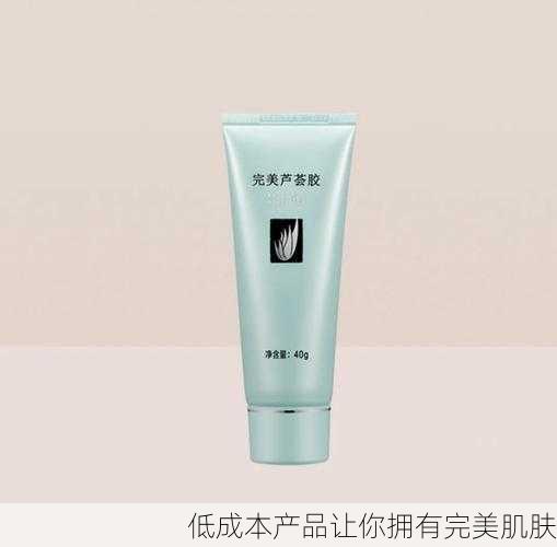 低成本产品让你拥有完美肌肤