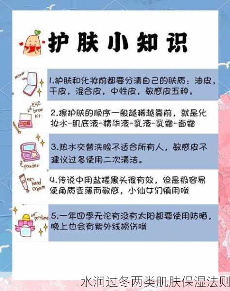 水润过冬两类肌肤保湿法则